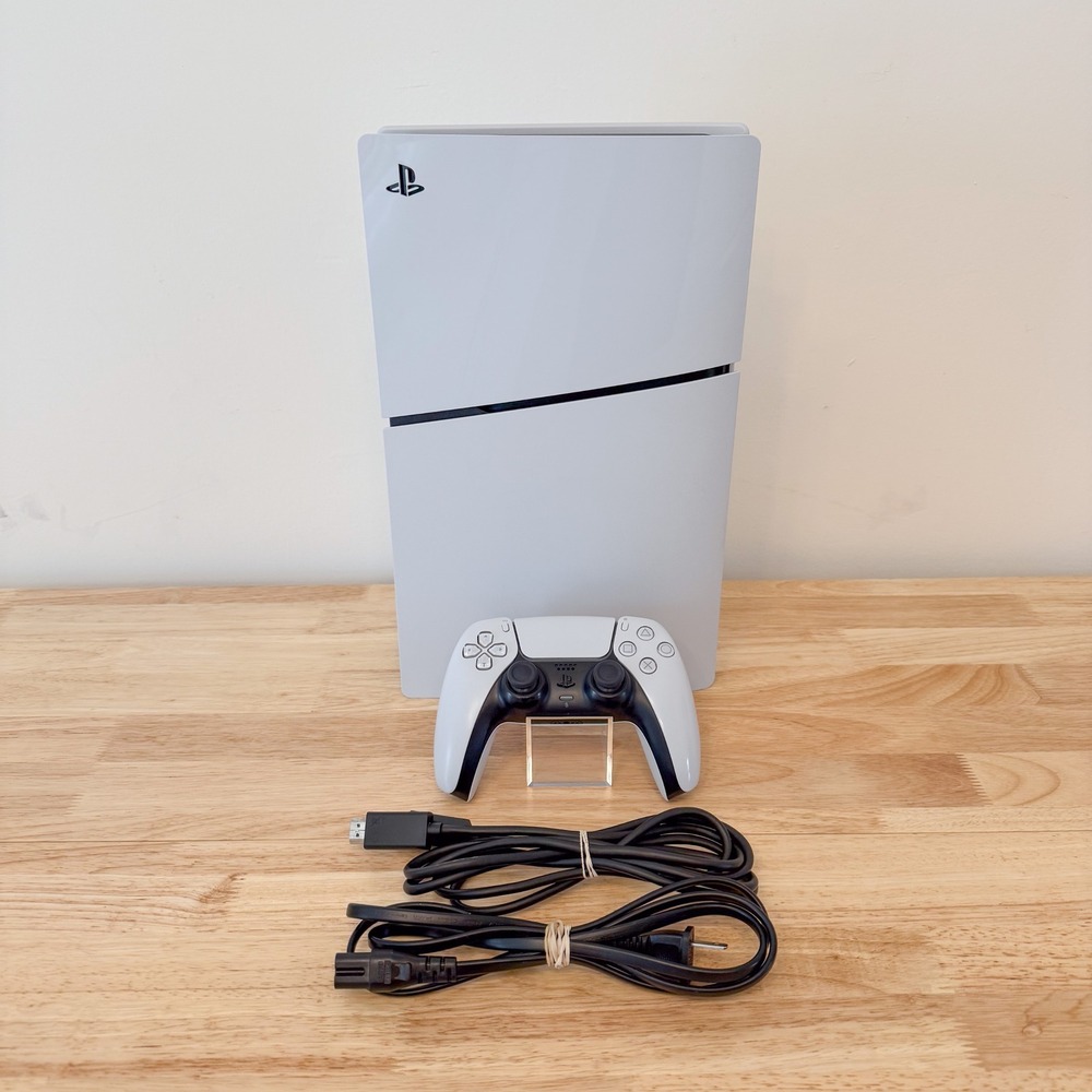 Sony PlayStation PS5 Slim 1TB Digital Edition Console & Controller | Tested